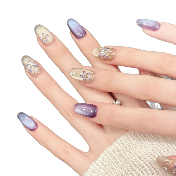 Artistic Press-On Nail Art Collection