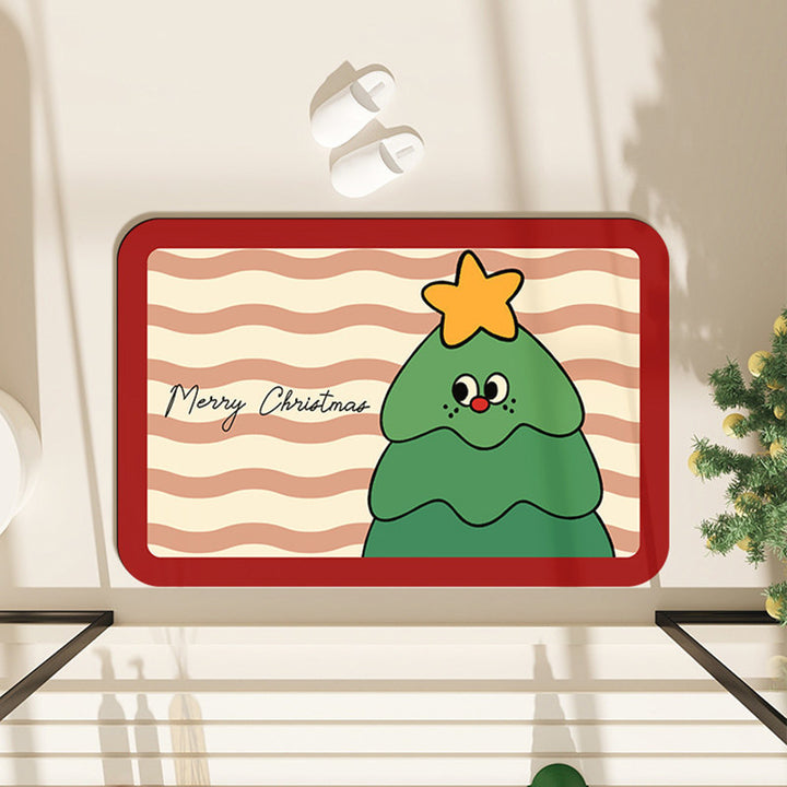Christmas-Themed Decorative Mat