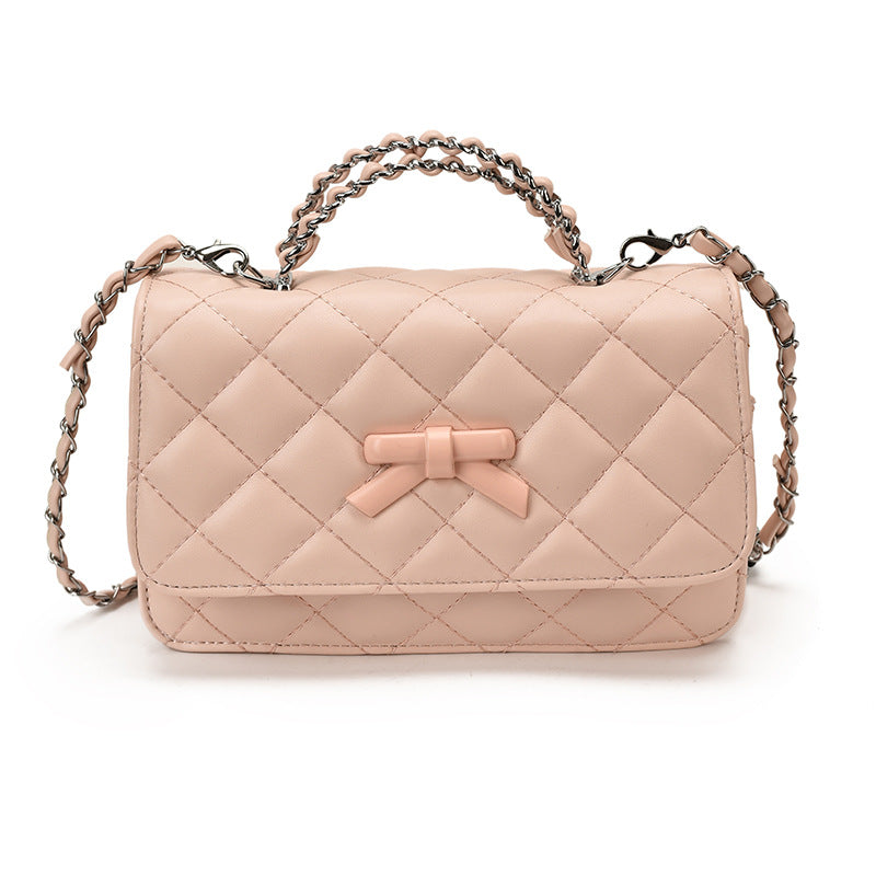 Quilted Bow-Detail Crossbody Bag Kalsten