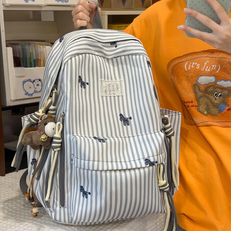 Playful Character-Themed School Backpack