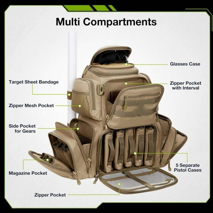 Tactical Multi-Pocket Cargo Backpack Kalsten