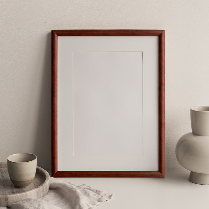 Rustic Natural Wood Photo Frame for Home Decor