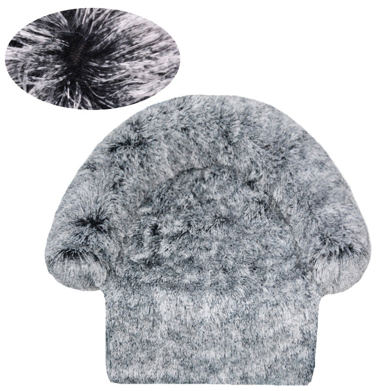 Fluffy Round  Sofa  Dog Bed