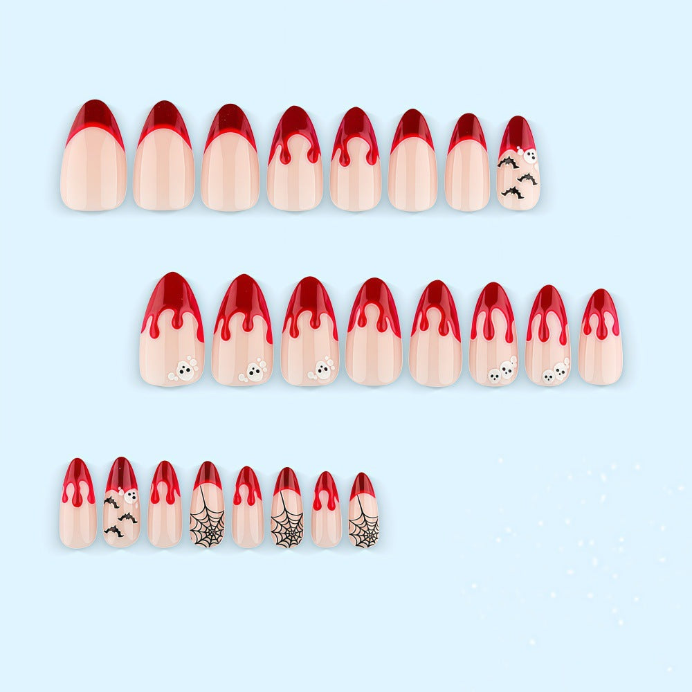 Halloween-style Kunstnagelset Kalsten
