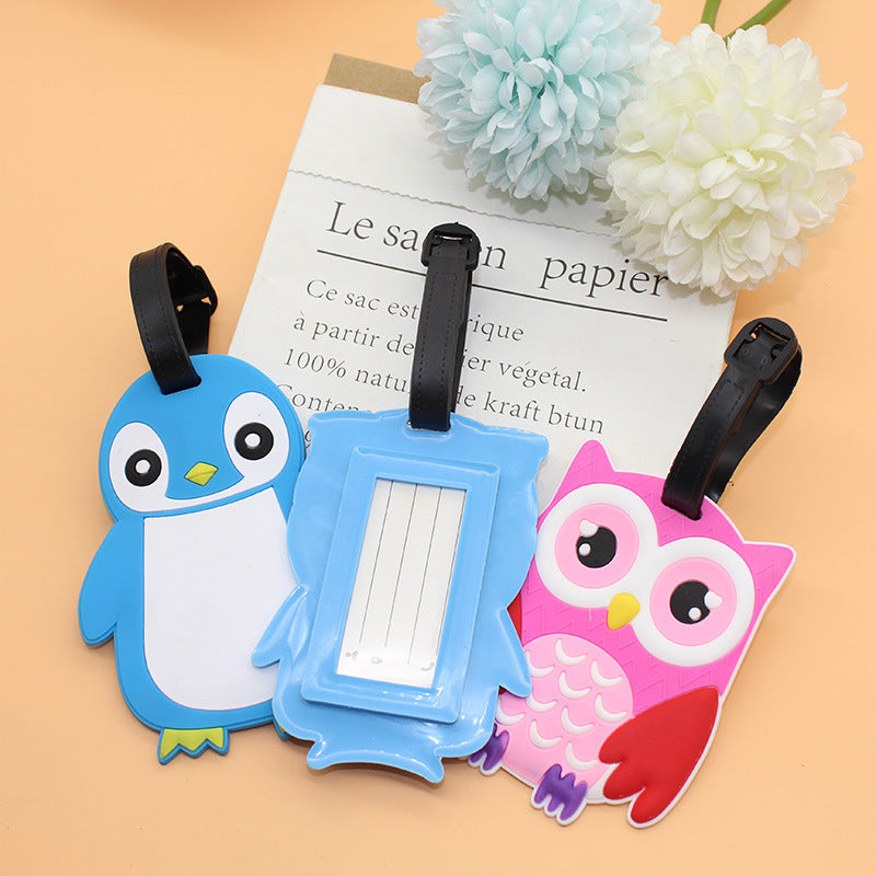 Unisex luggage tag in cute penguin design Kalsten