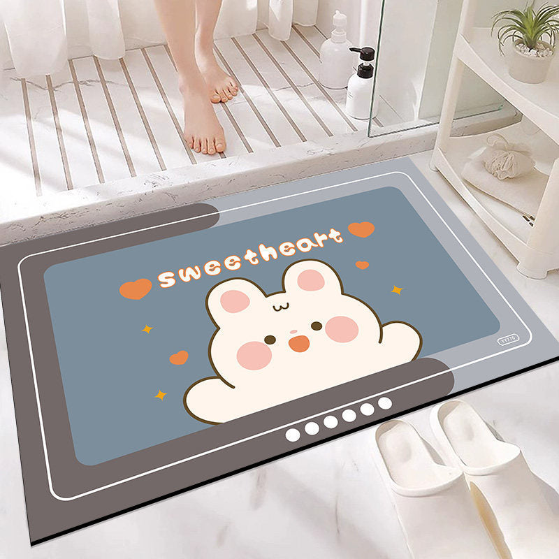 Absorbent Bathroom Mat Kalsten