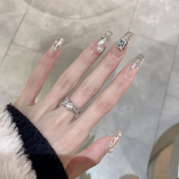 Glamorous Decorative Press-On Nail Art Set Kalsten