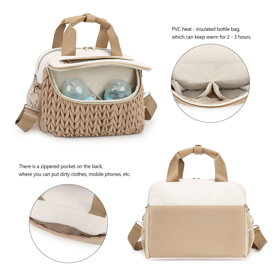 Modular handbag with braided design Kalsten