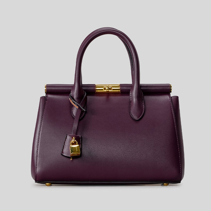 Structured Leather Handbag