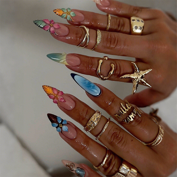 Premium Decorative Press-On Nail Collection Kalsten 1788495967