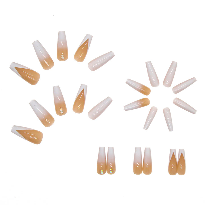 Elegant artificial nail tips with elegant contours Kalsten
