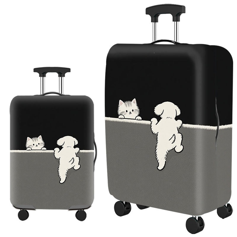 Whimsical Hedgehog Design Hard Shell Luggage Kalsten