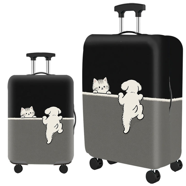 Women's hard shell suitcase with imaginative animal design Kalsten