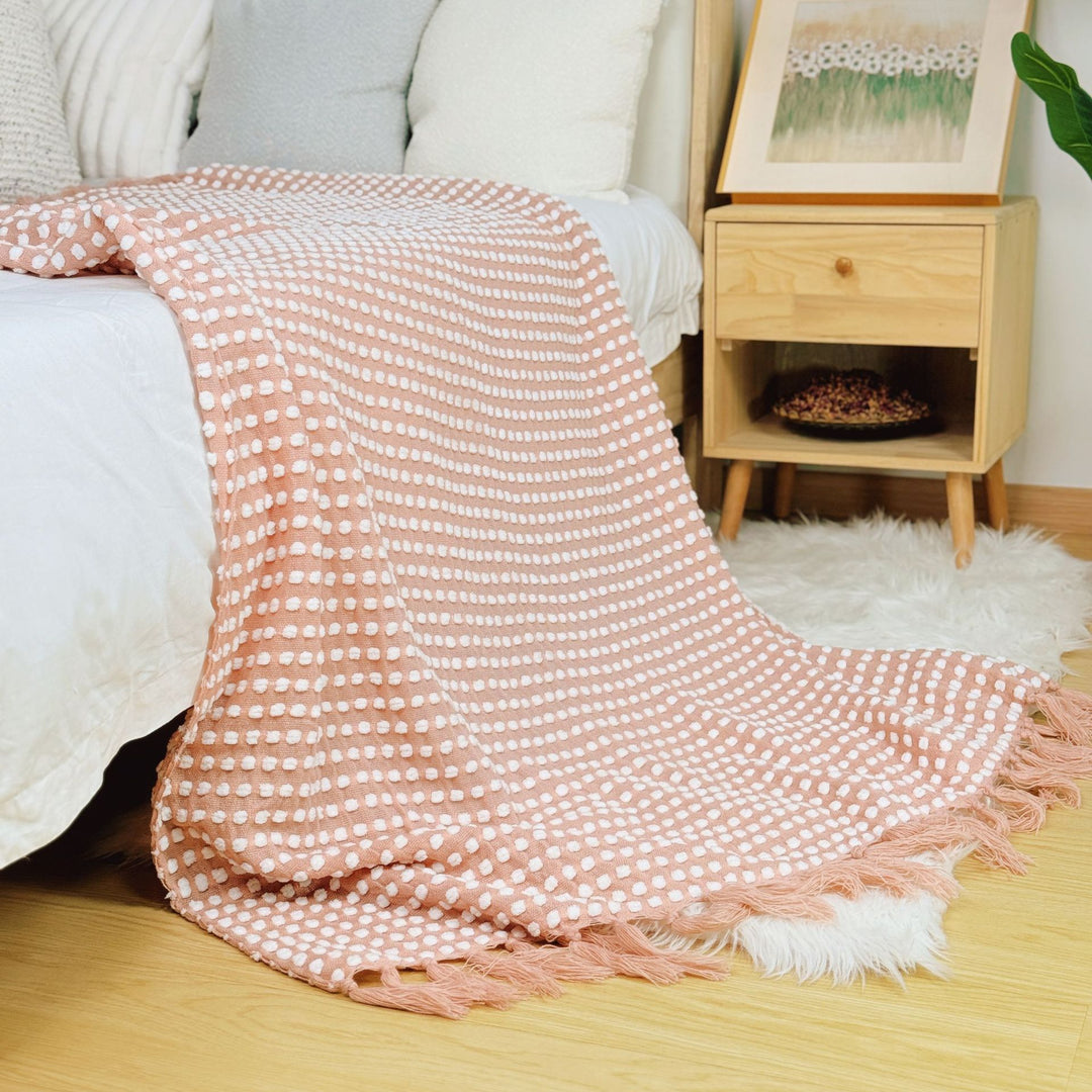 Cozy Textured Throw Blanket