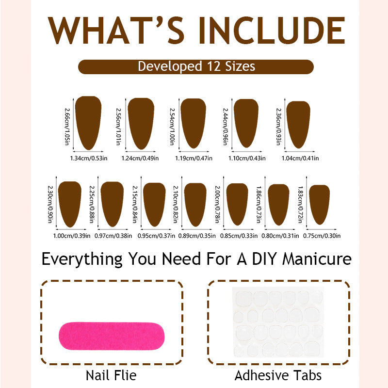 Stylish artificial nail set Kalsten