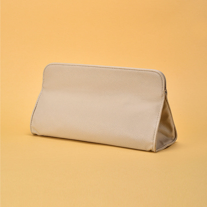 Textured Leather Cosmetic Pouch Kalsten