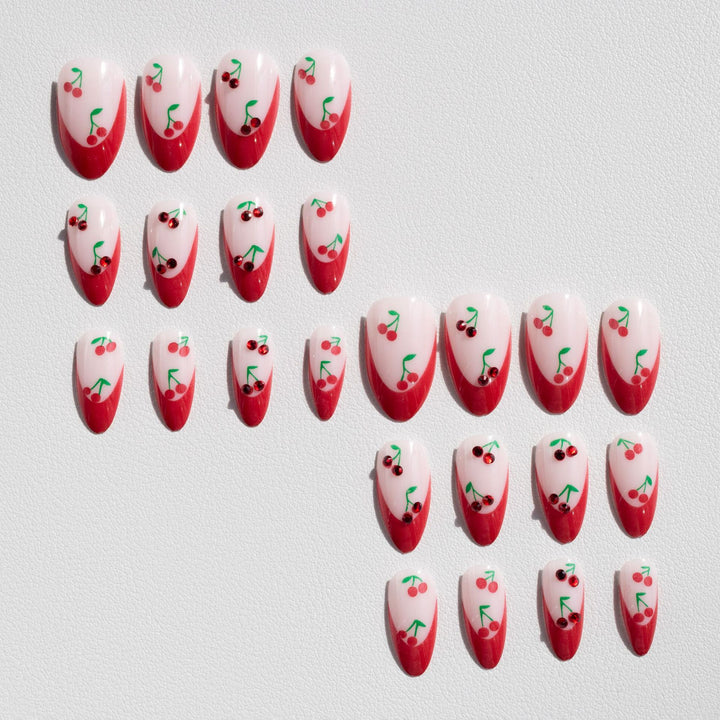 Cherry Blossom Accent Nail Art