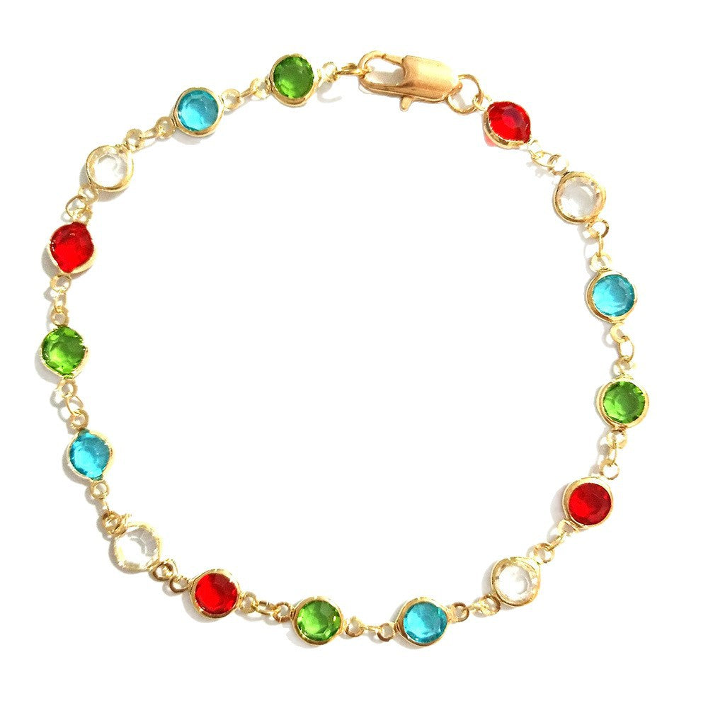 Multi-Color Gemstone Bracelet Kalsten