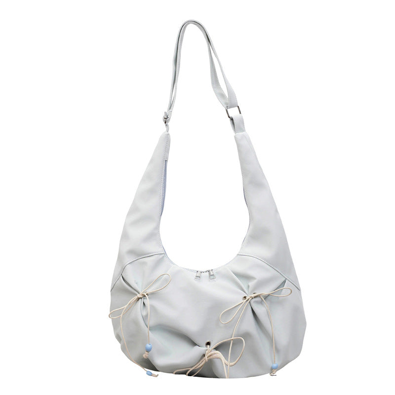 Fashionable Soft Fabric Slouchy Shoulder Bag