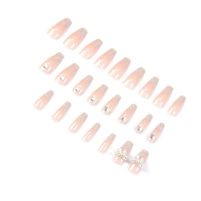Artistic Nail Extensions with Flower Design Kalsten