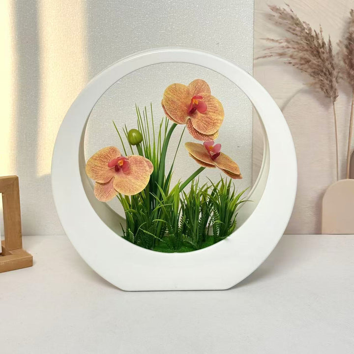 Elegant Orchid Decorative Centerpiece