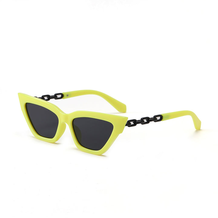 Women's Cat-Eye Sunglasses with Luxurious Chain Frame Kalsten