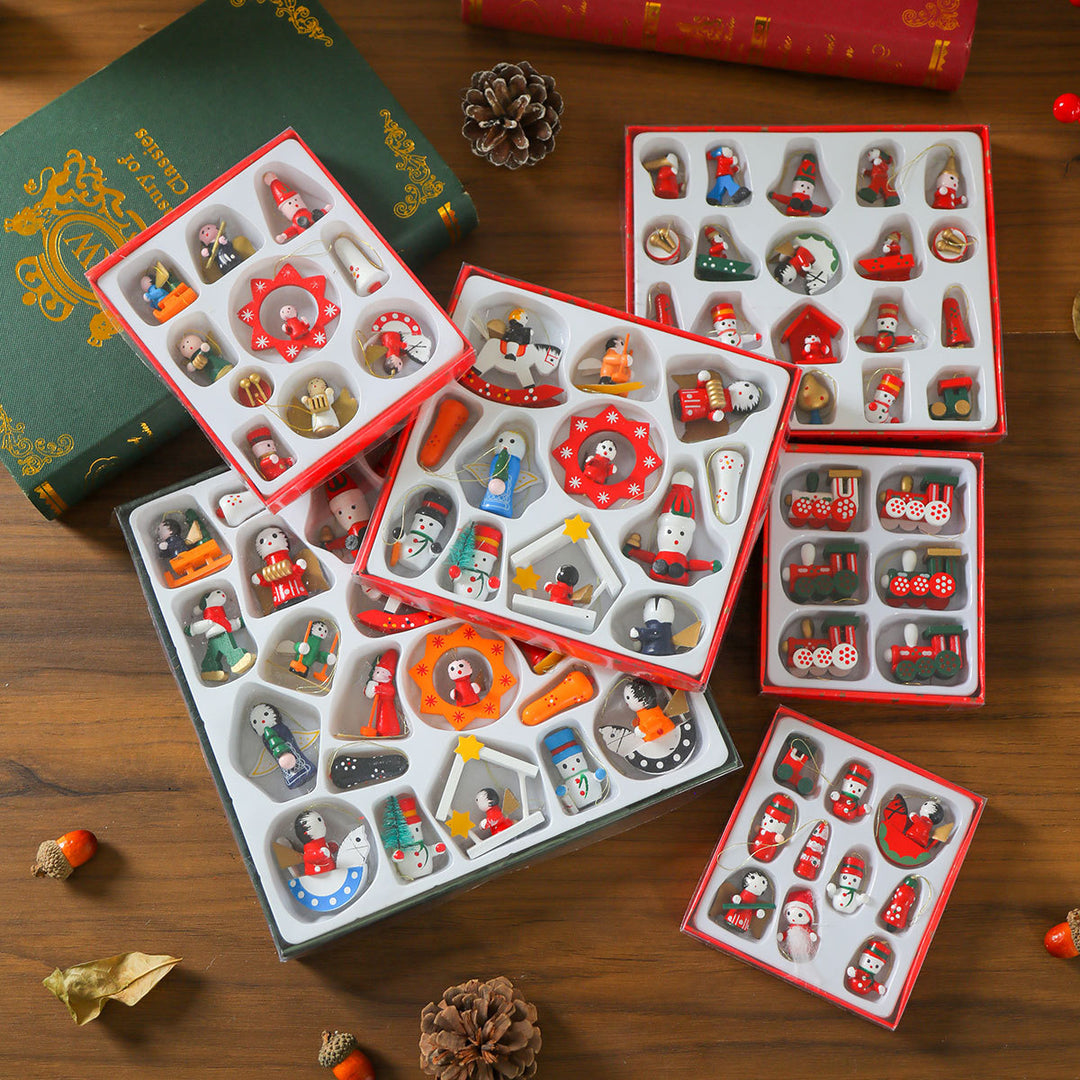 Decorative Christmas Train Figurines Kalsten