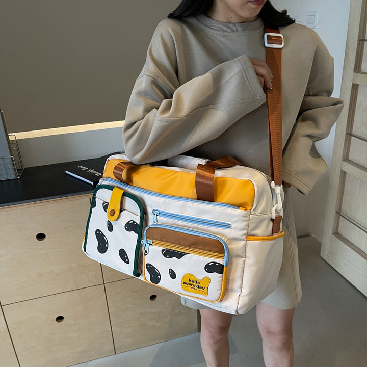 Playful Patterned Travel Duffle Bag Kalsten