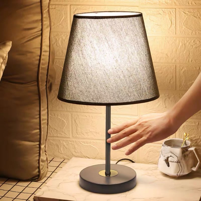 Adjustable Soft Fabric Shade Table Lamp