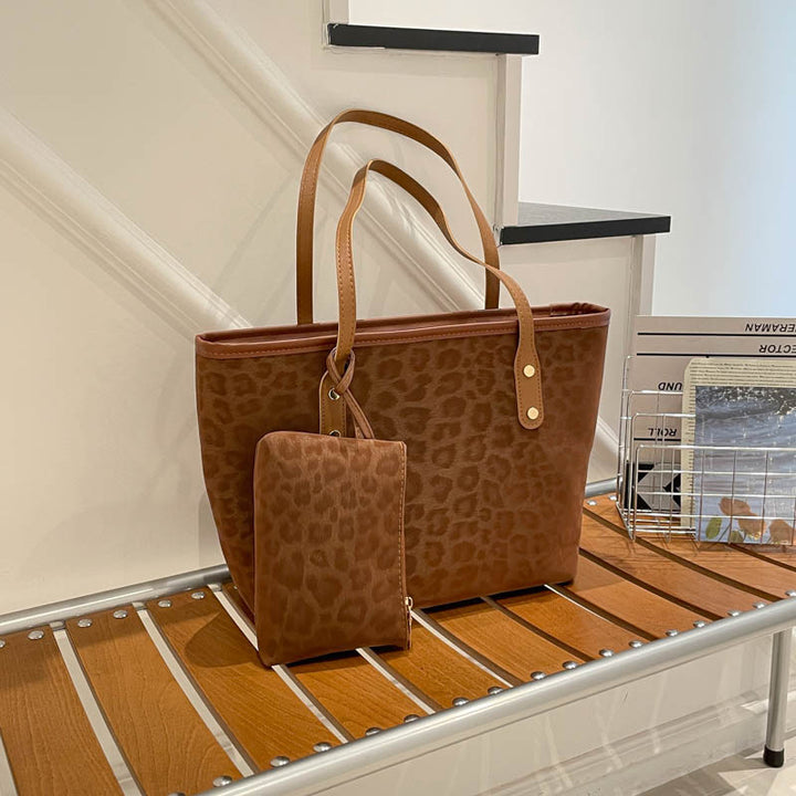 Stylish Leopard Print Tote Bag