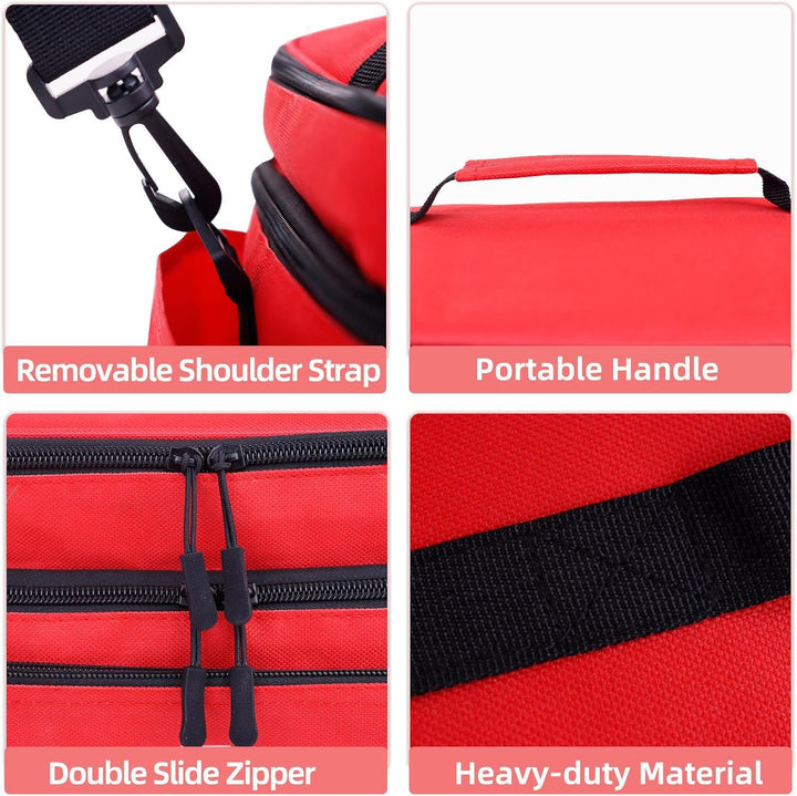 Versatile cooler bag with robust zipper and insulated interior Kalsten
