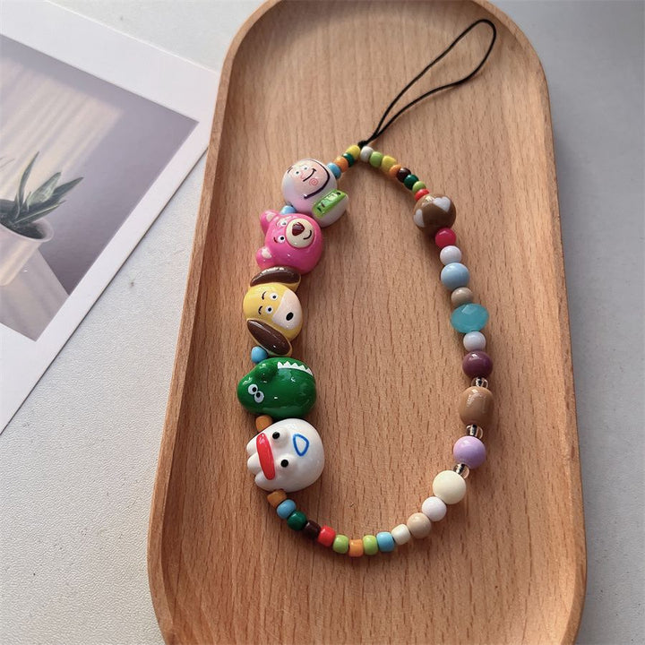 Playful Character Beaded Lanyard Kalsten