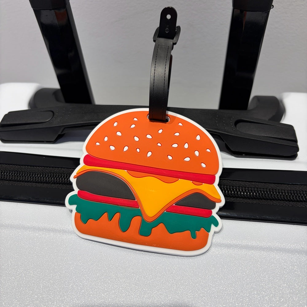 Fun Hamburger-Shaped Luggage Tag Kalsten