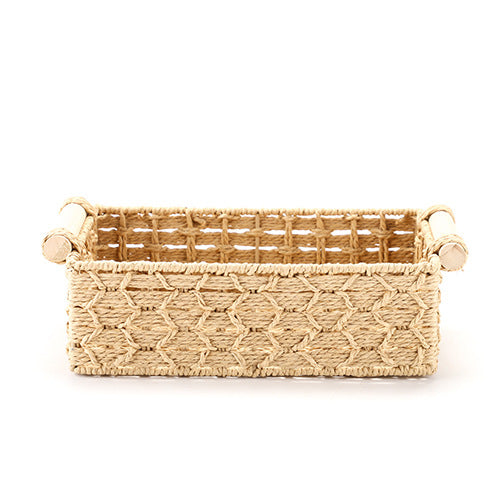 Handcrafted Natural Fiber Storage Basket Kalsten