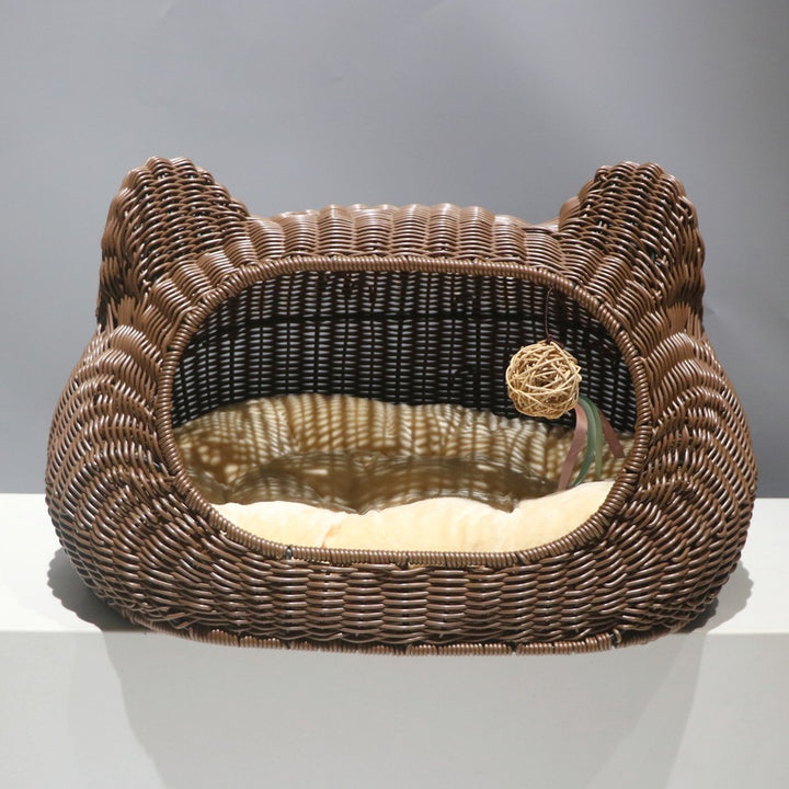 Cozy cat basket with ear design Kalsten