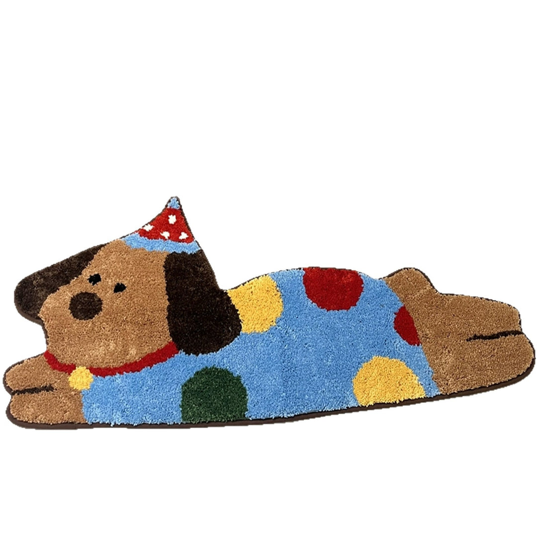 Cute Cartoon Dog-Themed Bath Mat Kalsten