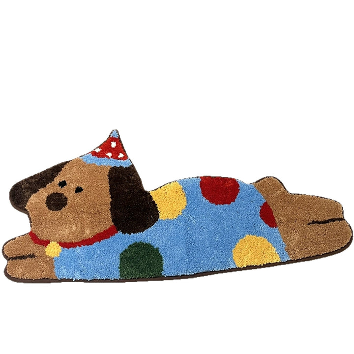 Cute Cartoon Dog-Themed Bath Mat Kalsten