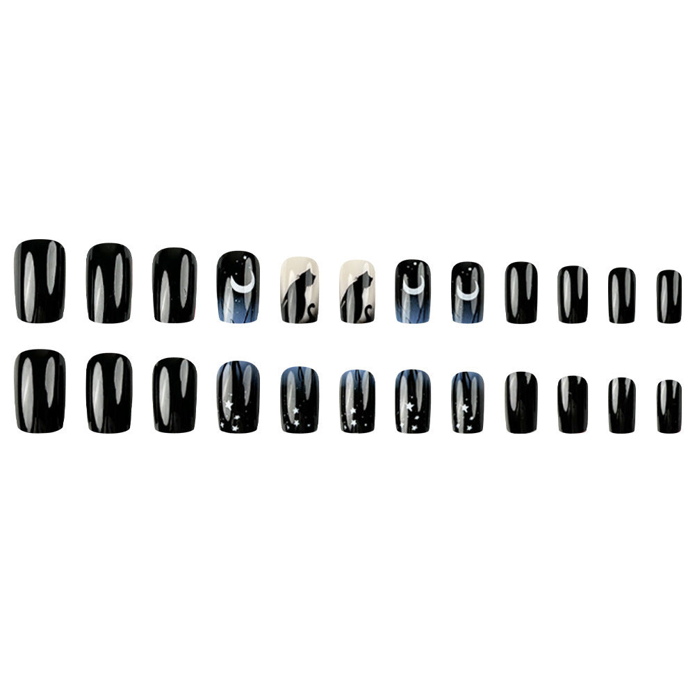 Artistic Cat-Themed Nail Art Enhancements Kalsten