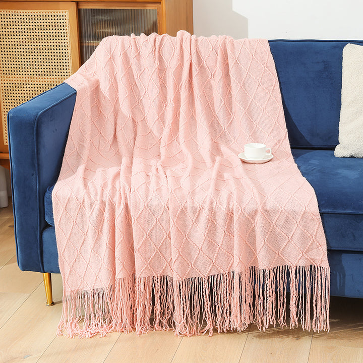 Ladies cozy knit blanket Kalsten