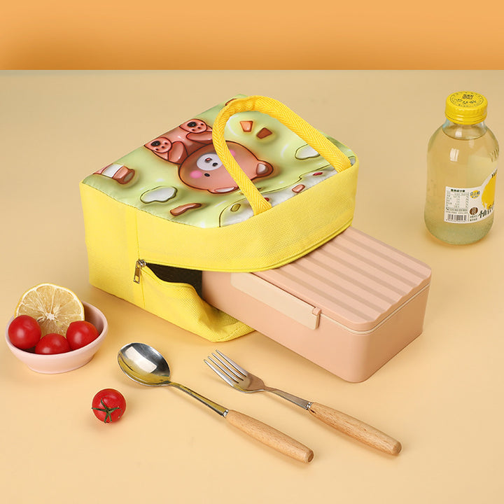 Cute Animal-Themed Insulated Lunch Tote Kalsten