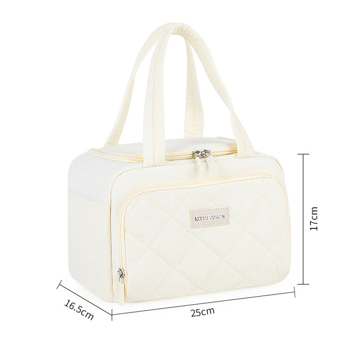 Insulated Quilted Lunch Cooler Bag Kalsten