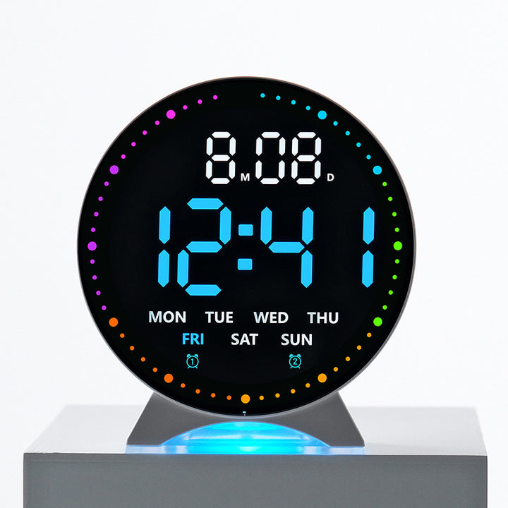 Digital alarm clock with large LED display and multifunctional display Kalsten