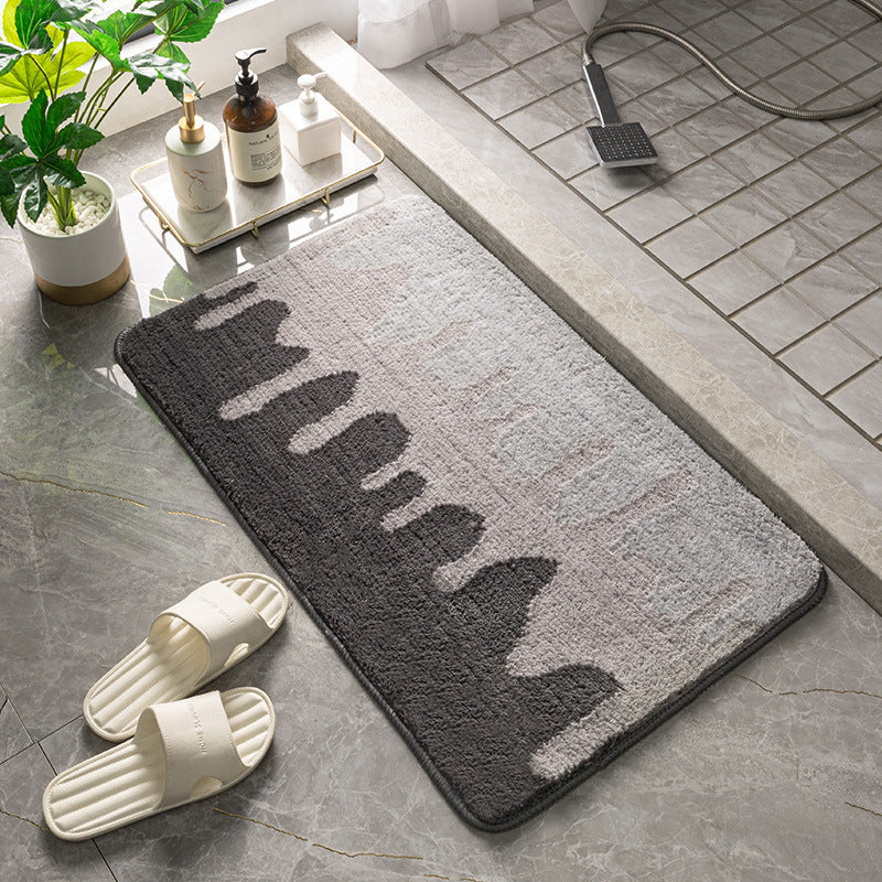 Plush Textured Bath Mat Kalsten