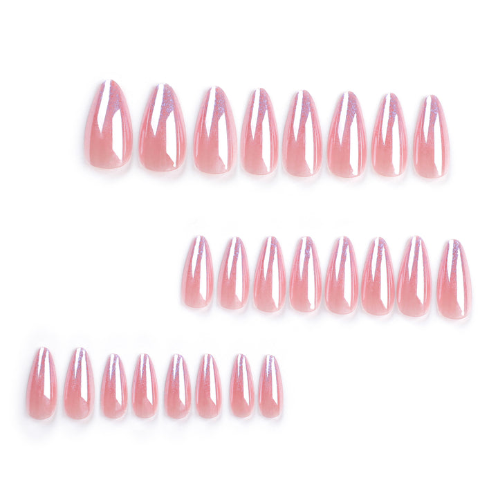 Artistic stiletto nails with glitter gradient and elegant design Kalsten
