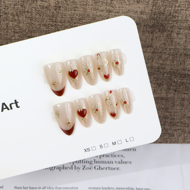 Decorative Press-On Nail Set Kalsten
