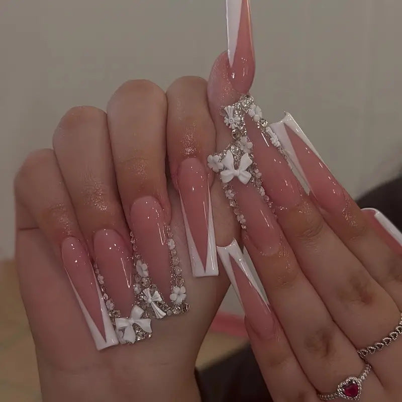 Glamorous Long Stiletto Press-On Nail Set Kalsten