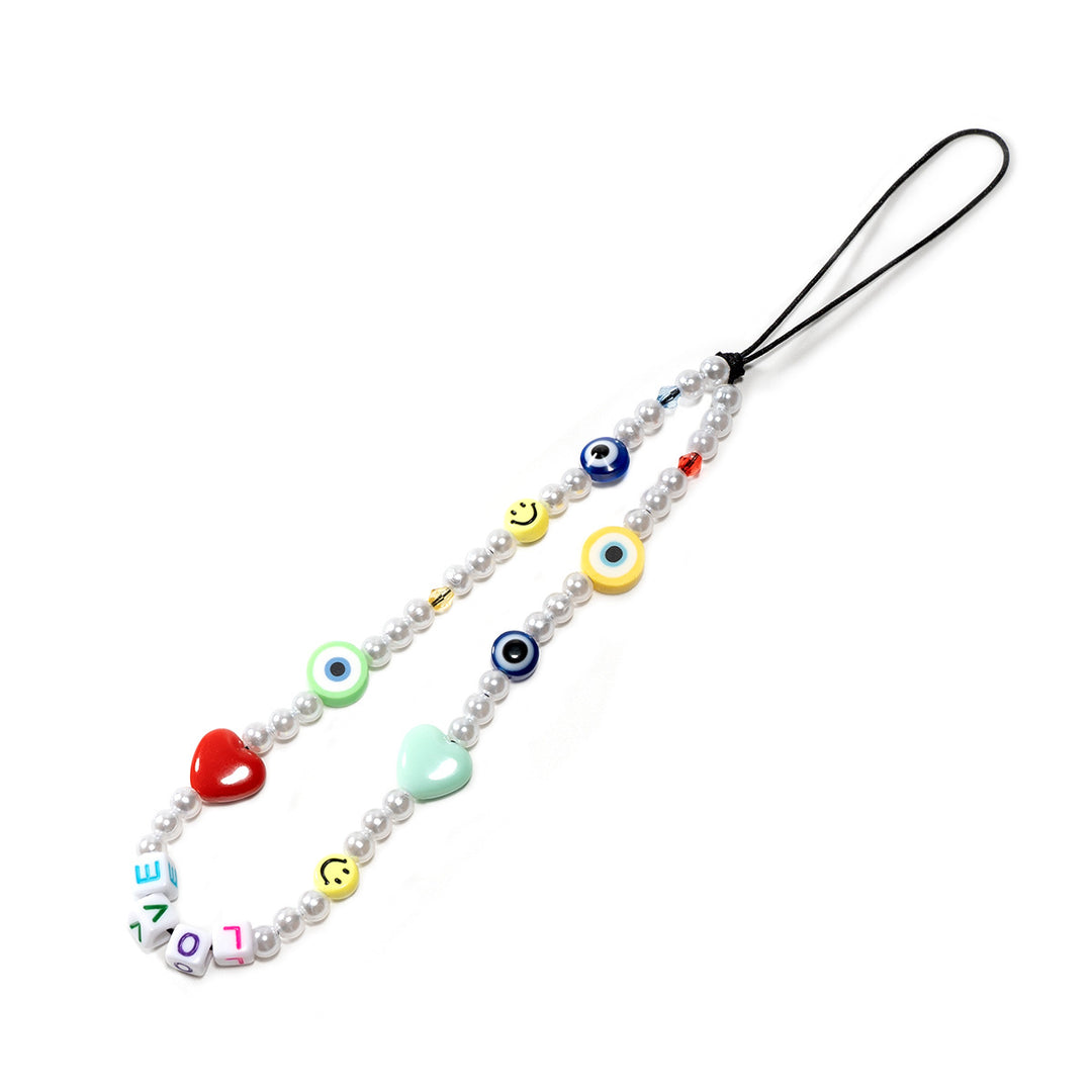 Beaded Smile Face Eyewear Chain Kalsten