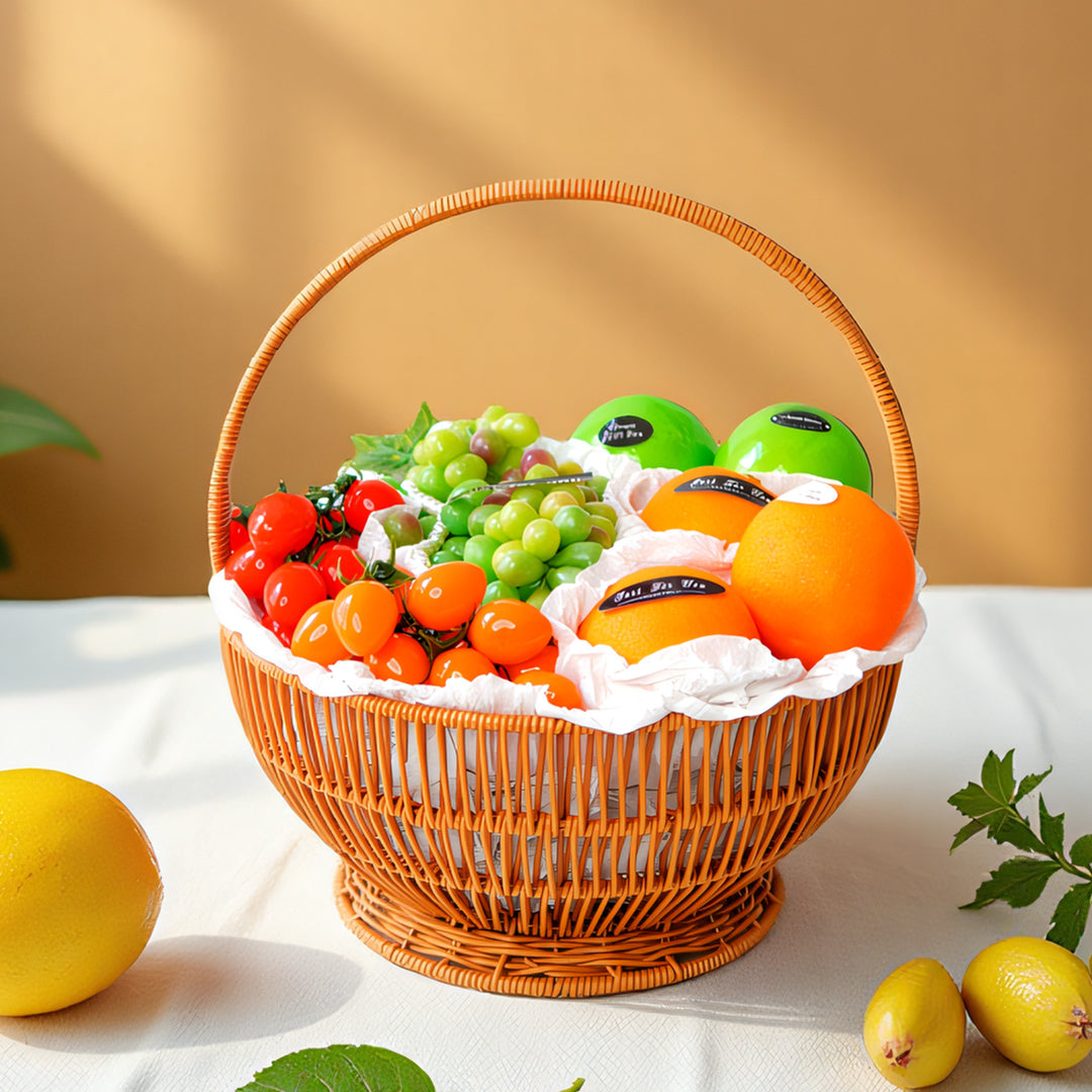 Handcrafted Wicker Storage Basket Kalsten