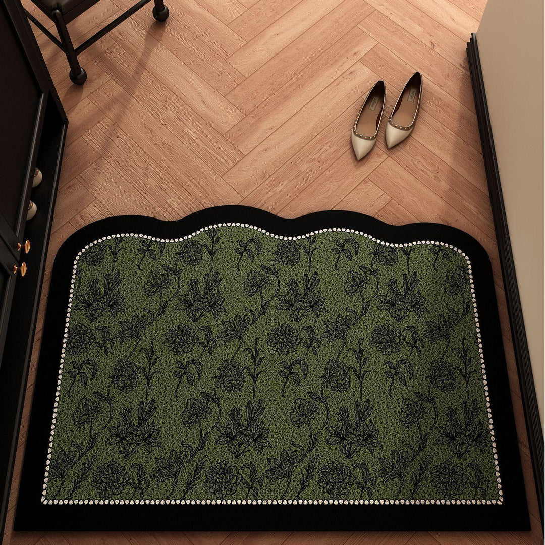 Floral-Themed Welcome Mat Kalsten