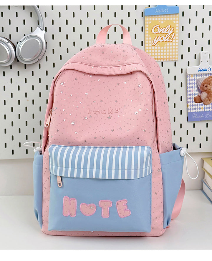 Star Print School Backpack Kalsten